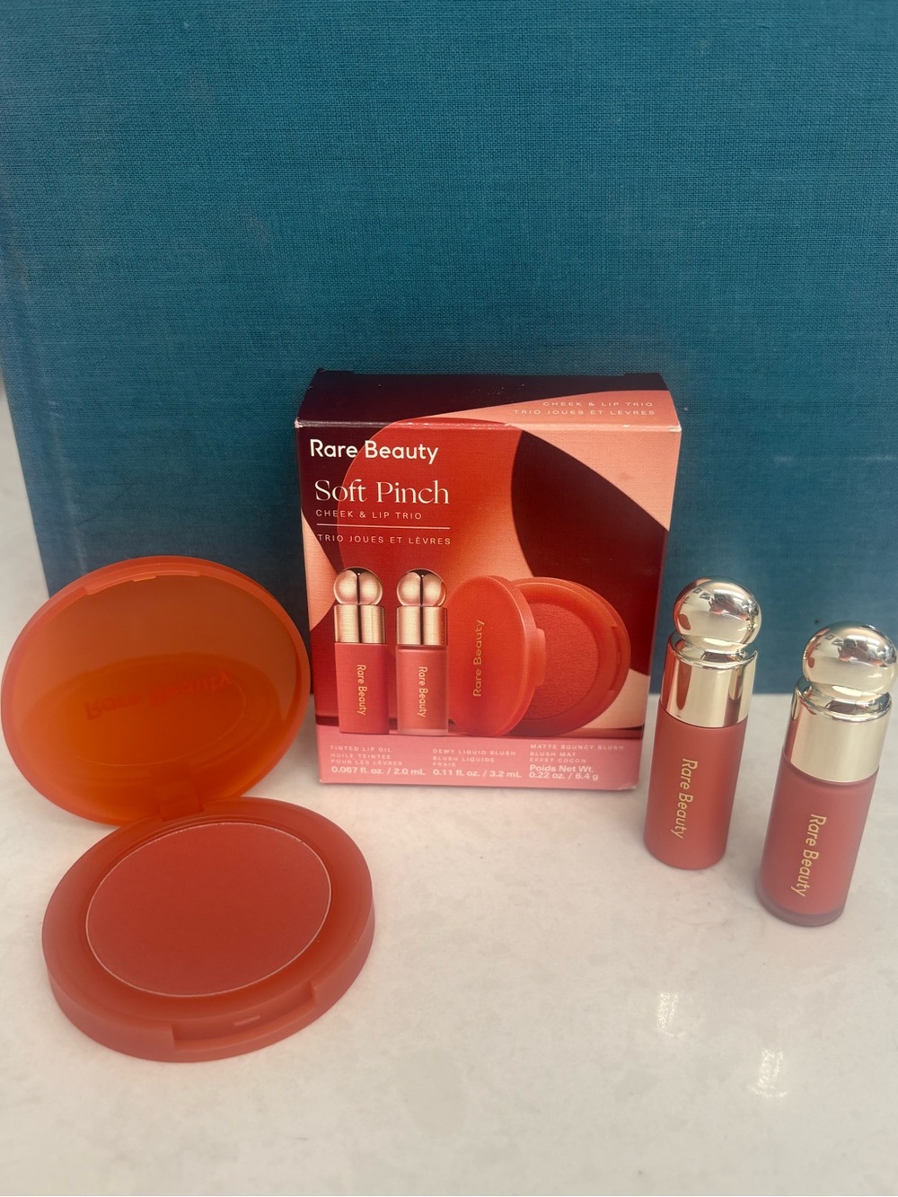 Rare Beauty Soft Pinch Cheek & Lip Trio - Shade Worth - MSRP $36